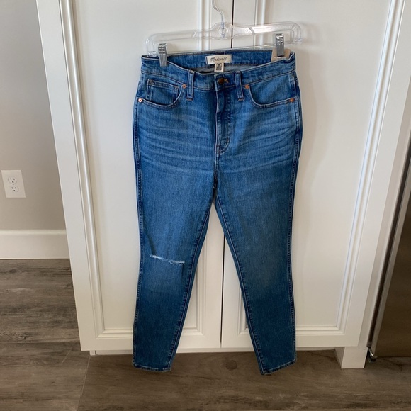 Madewell 10” High Rise Skinny Magic Pockets sz 28 NWT - Picture 9 of 10